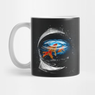 Astronaut and the goldfish Mug